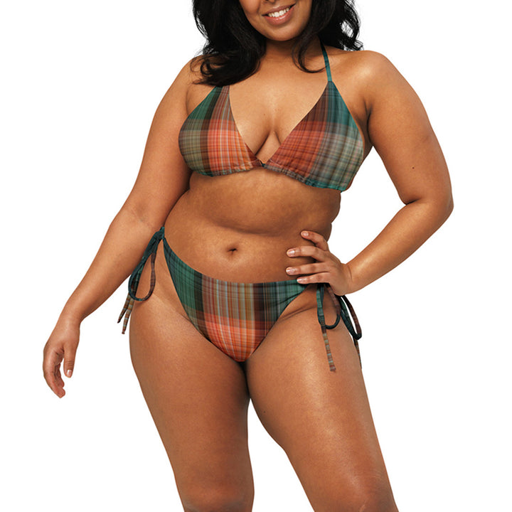 Spectra Plaid String Bikini