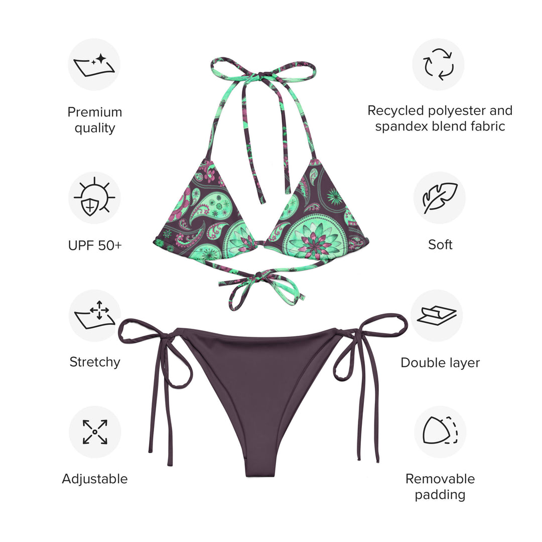 Matterhorn Paisley String Bikini