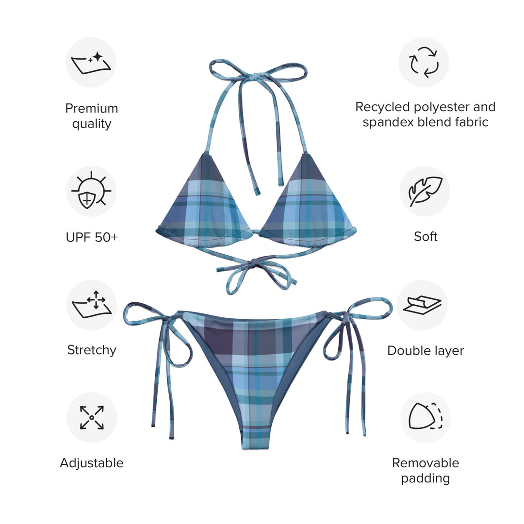 Winter Eve Plaid Bikini