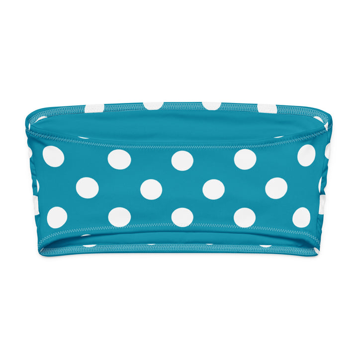 Turquoise Polka Dot Bandeau