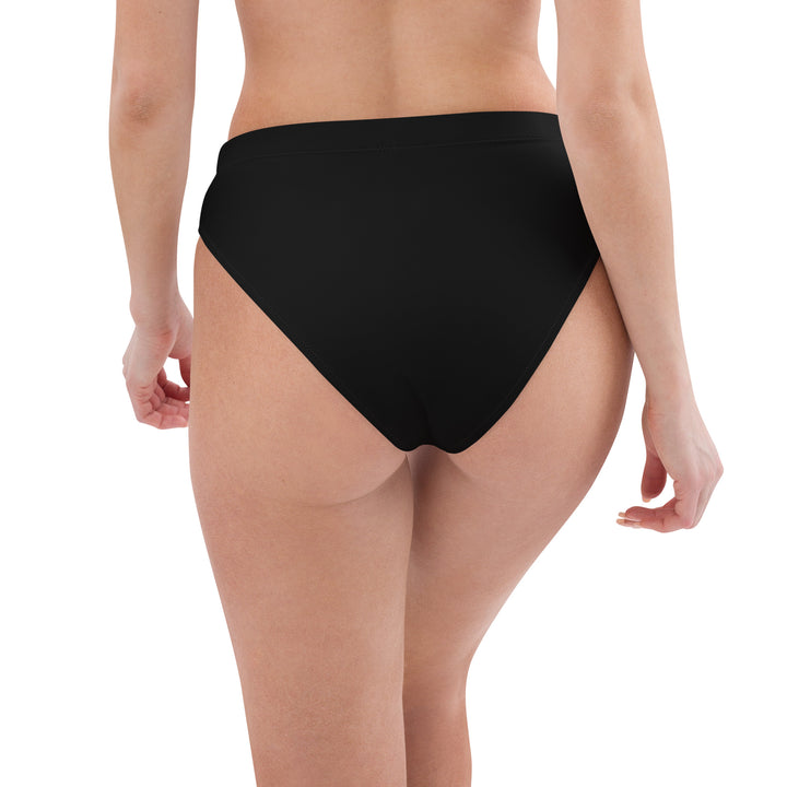 Recycled high-waisted bikini bottom