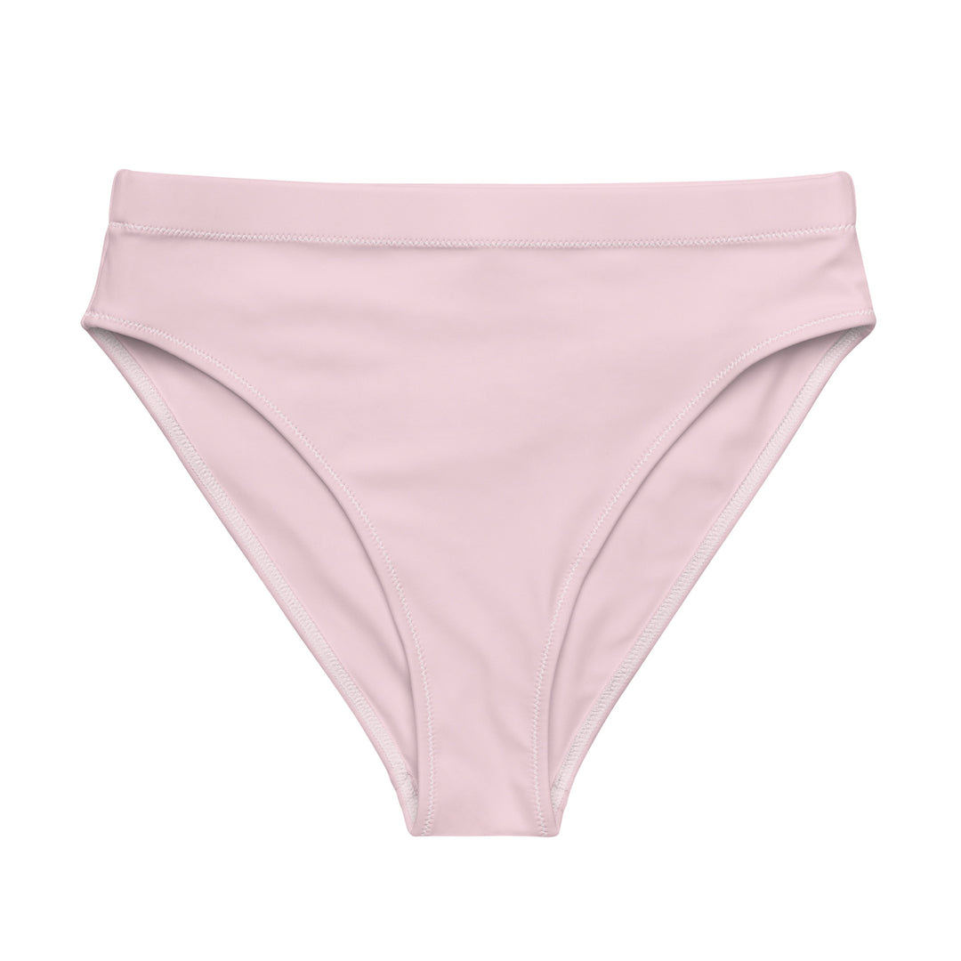 Pink High Waisted Bikini Bottom