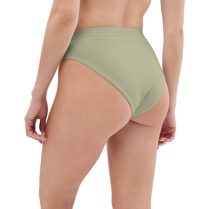 Green High Waisted Bikini Bottom