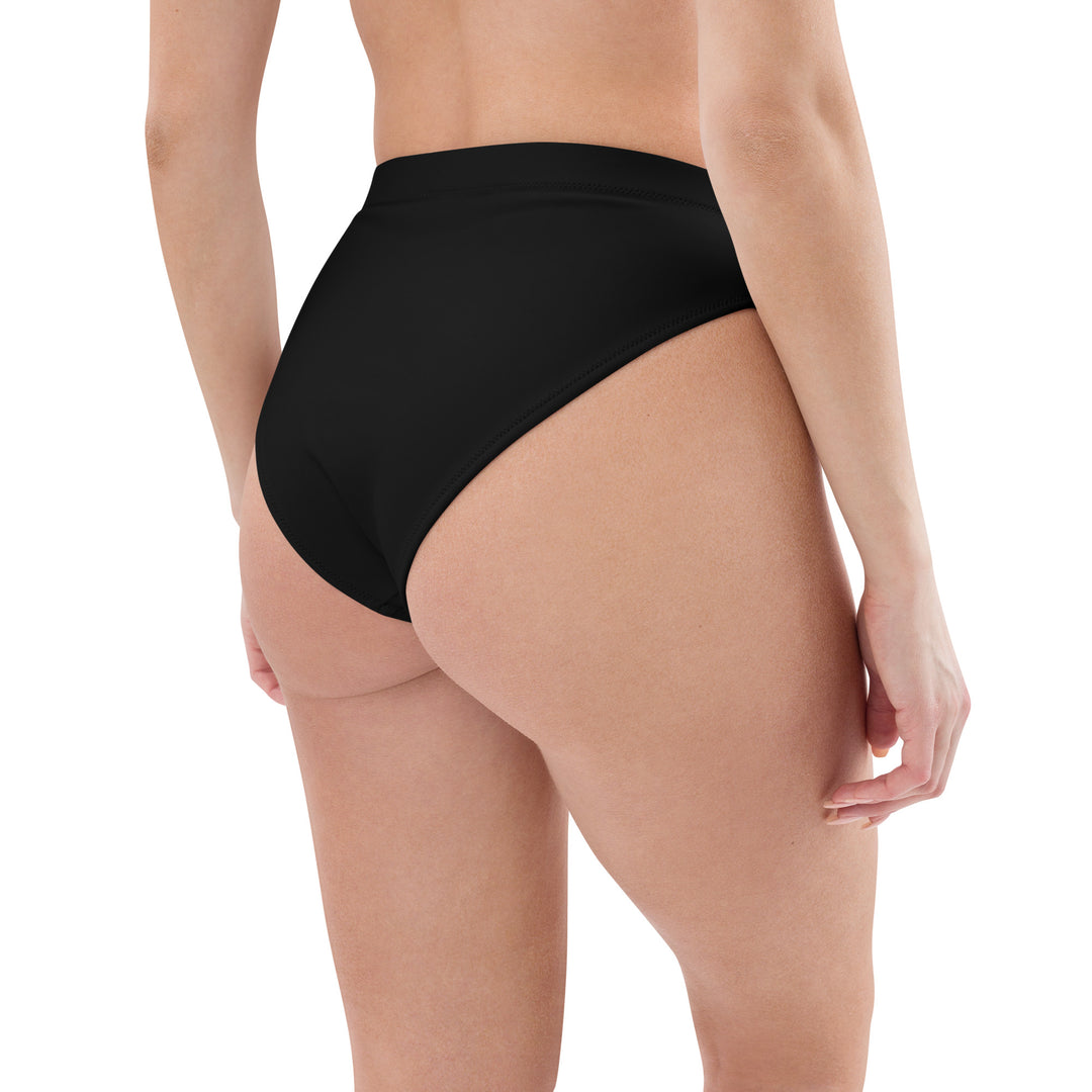 Recycled high-waisted bikini bottom