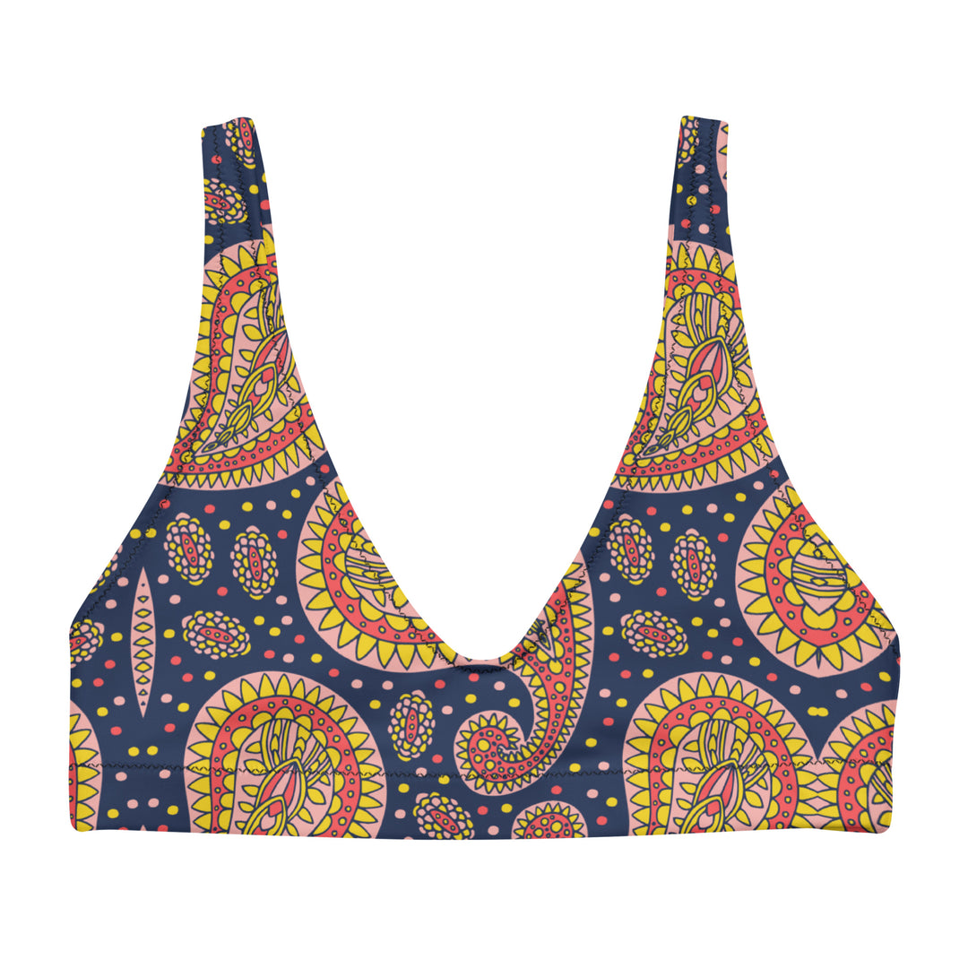 Martinique Paisley Bralette Bikini Top