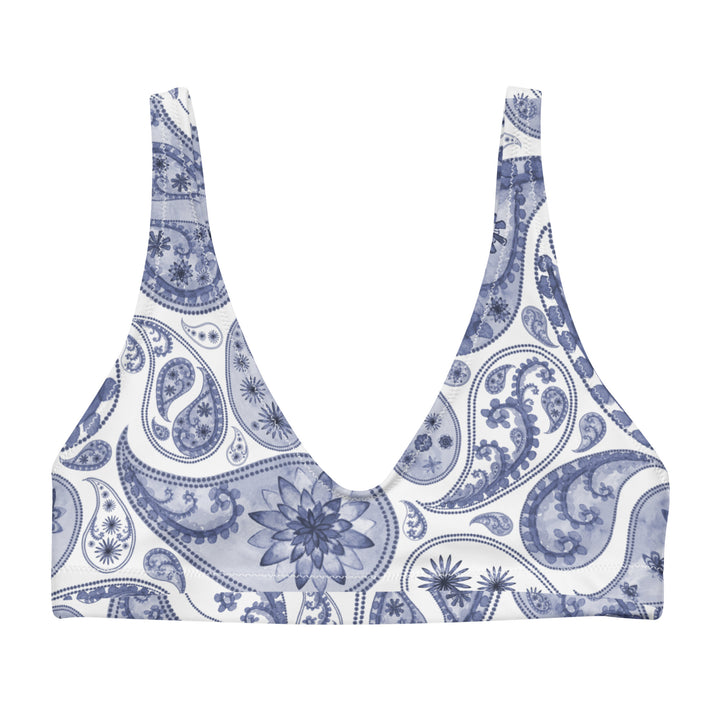 Cadet Blue Paisley Bralette