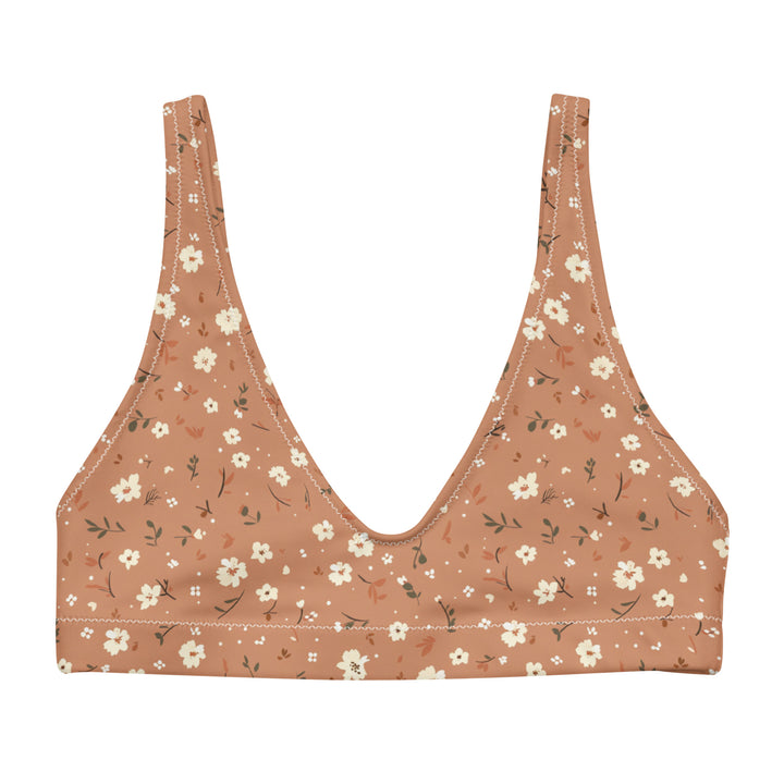 Burnt Orange Floral Bralette