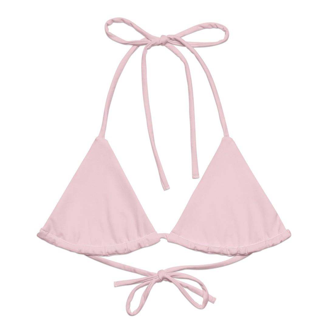 Pink Triangle Bikini Top