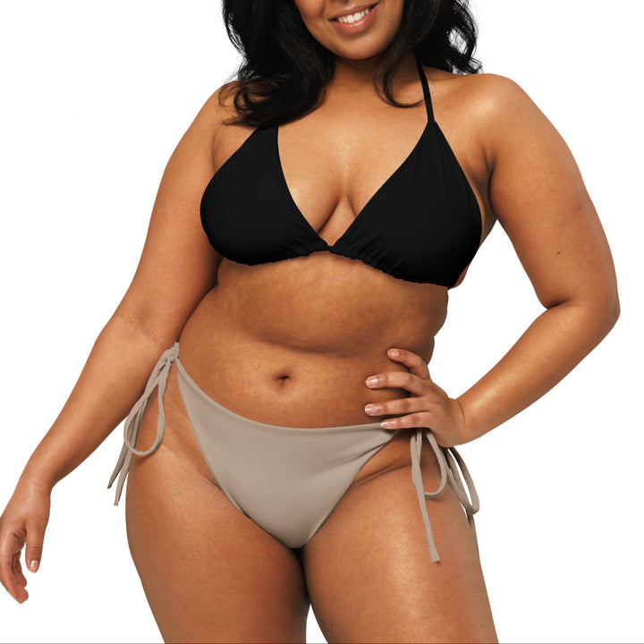 Plus Size Black Bikini Top