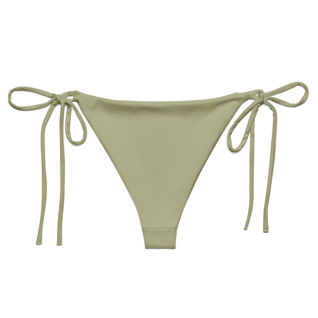 Olive Green String Bikini Bottom