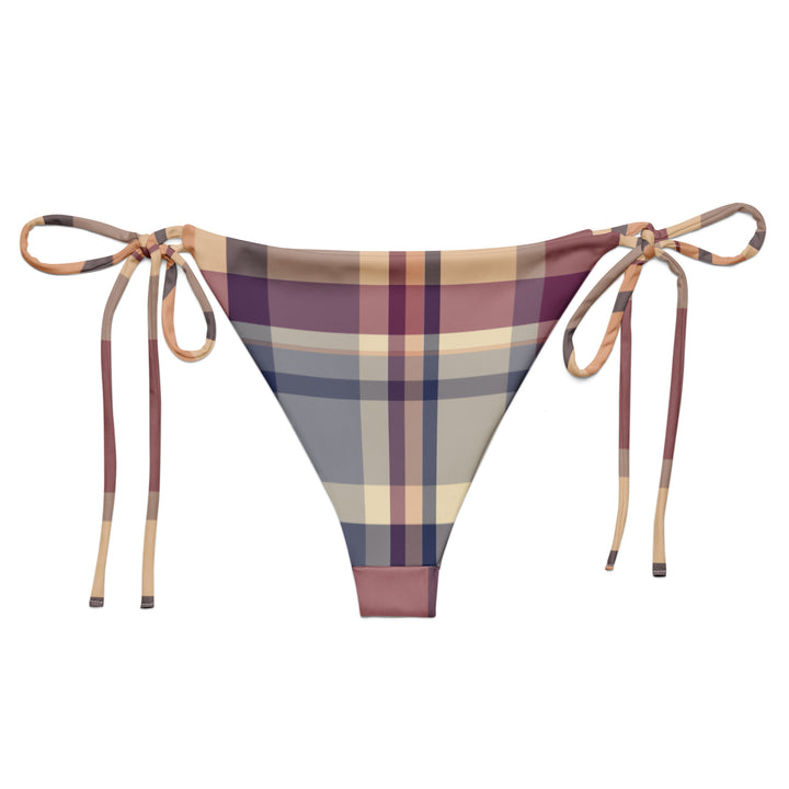 Lavender Haze Plaid String Bikini