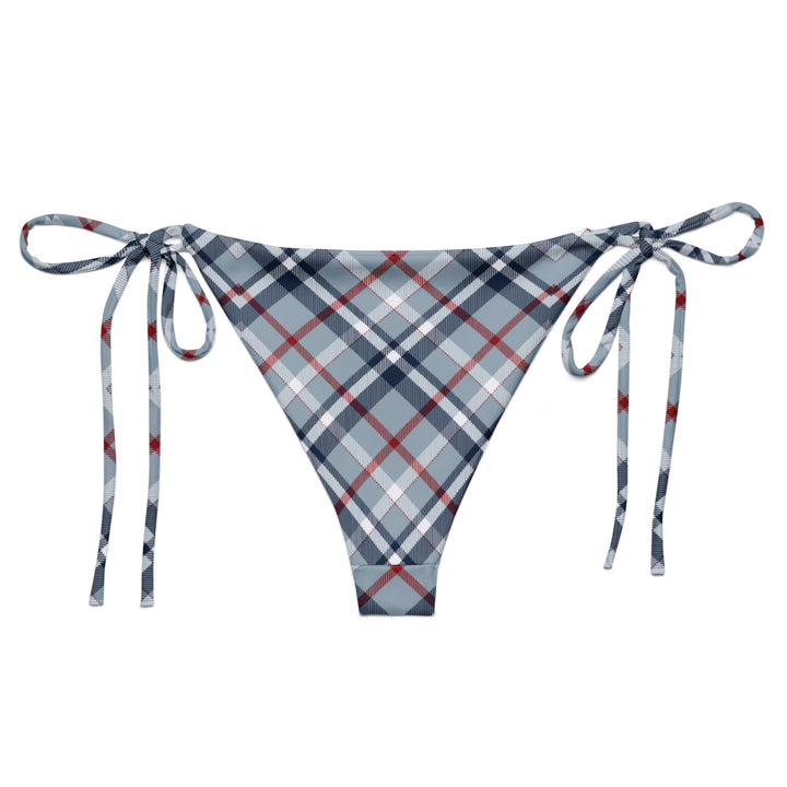 Seagull Gray Plaid Bikini Bottom