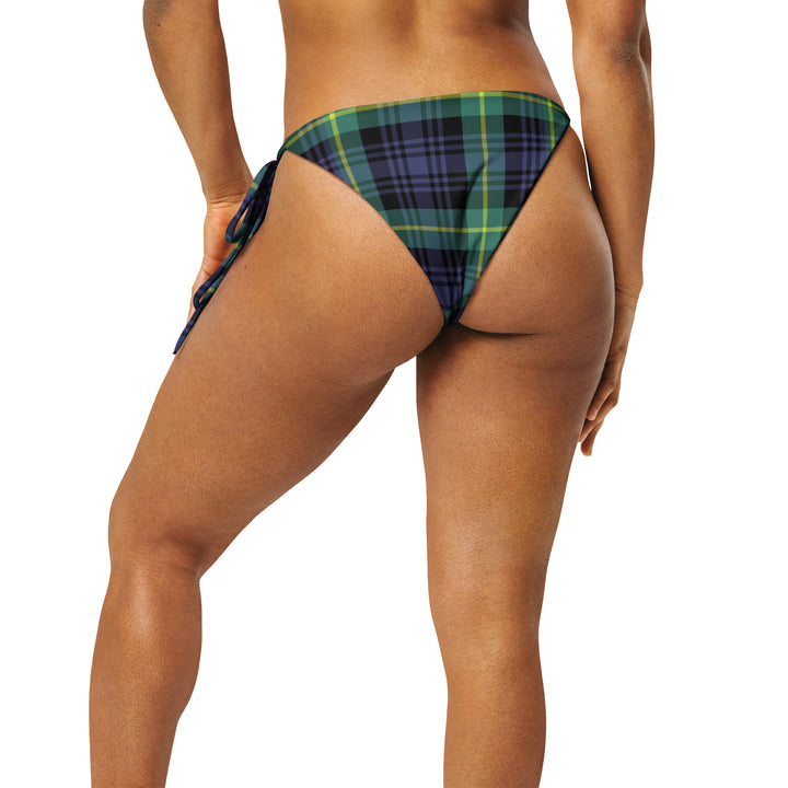 Purple Forest Plaid Bikini Bottom