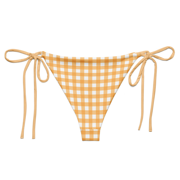 Yellow Gingham Bikini Bottom