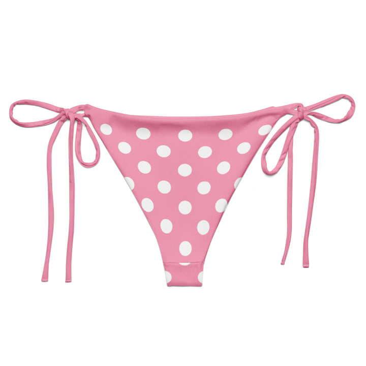 Pink Polka Dot Bikini Bottom 
