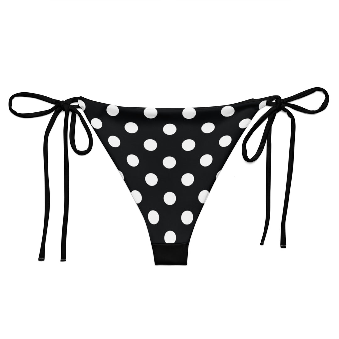 Black Polka Dot Bikini Bottom
