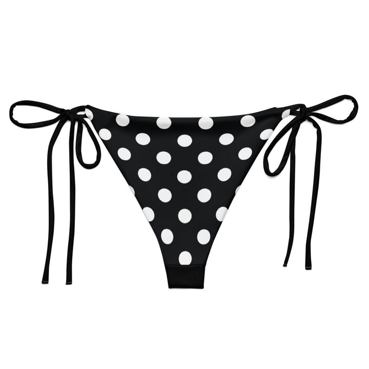 Black Polka Dot Bikini Bottom