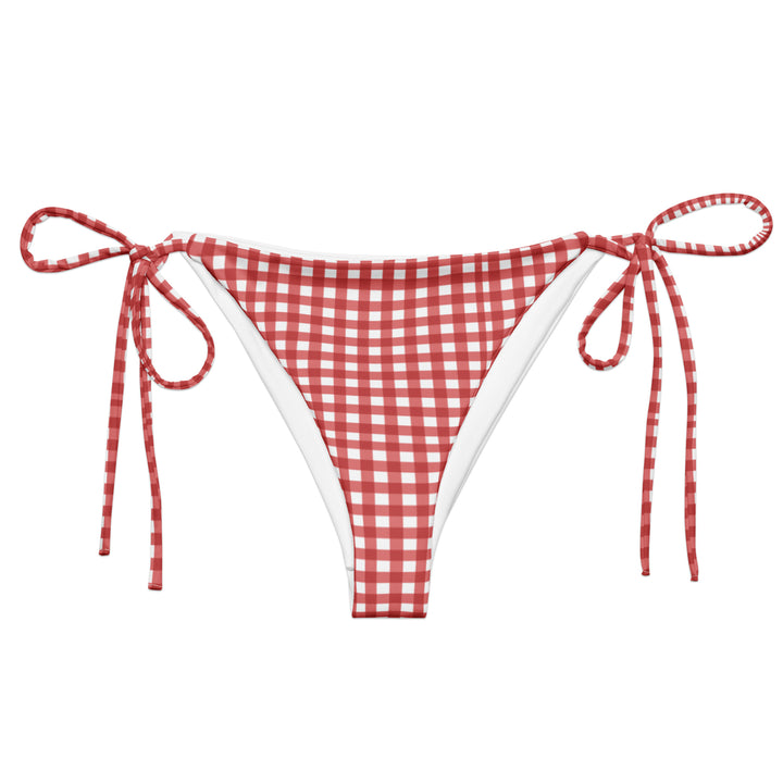 Red Gingham Eco Friendly Bikini