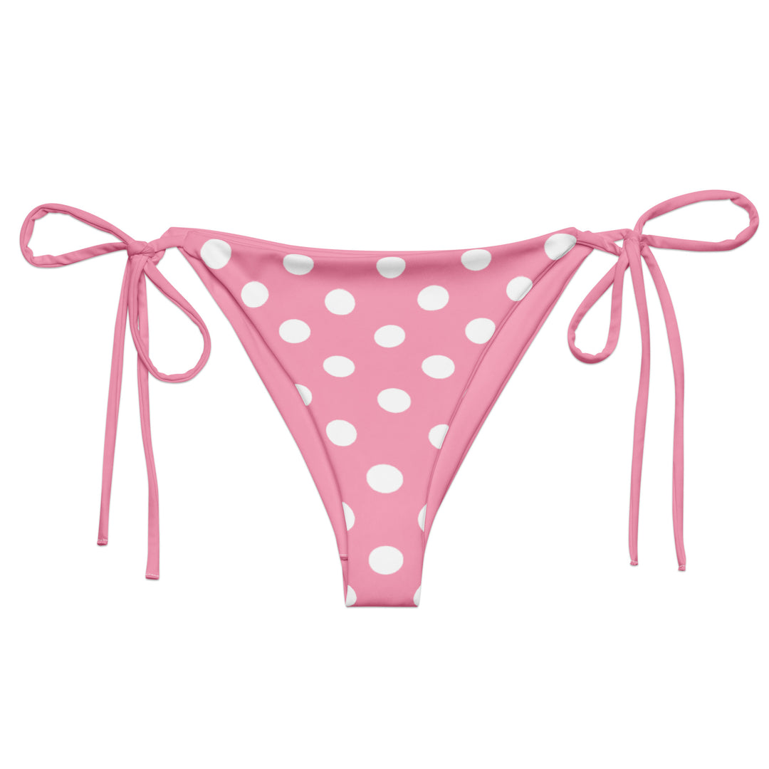 Pink Polka Dot Bikini Bottom 