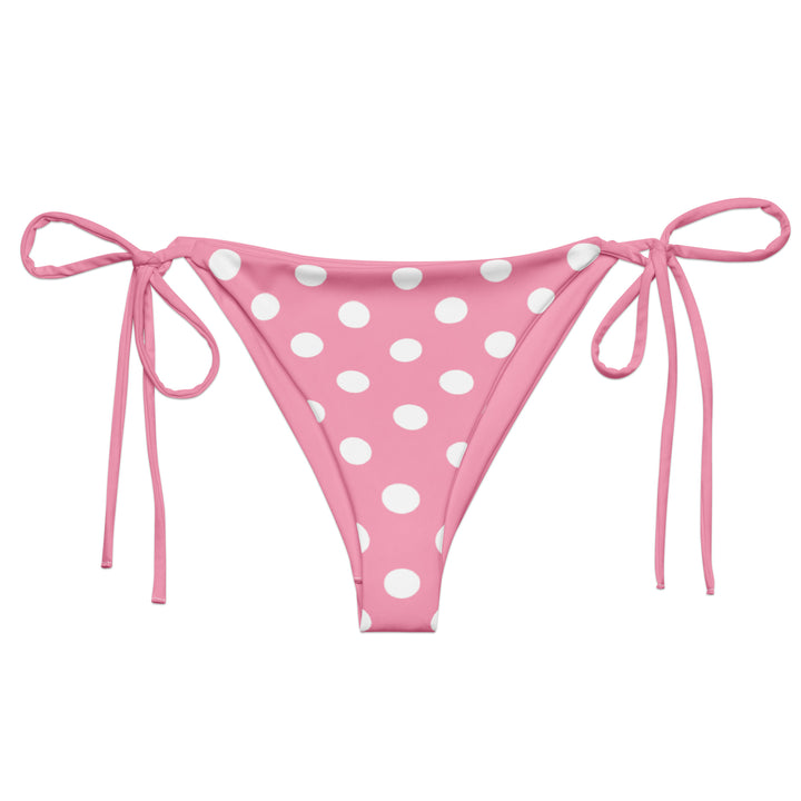 Pink Polka Dot Bikini Bottom 