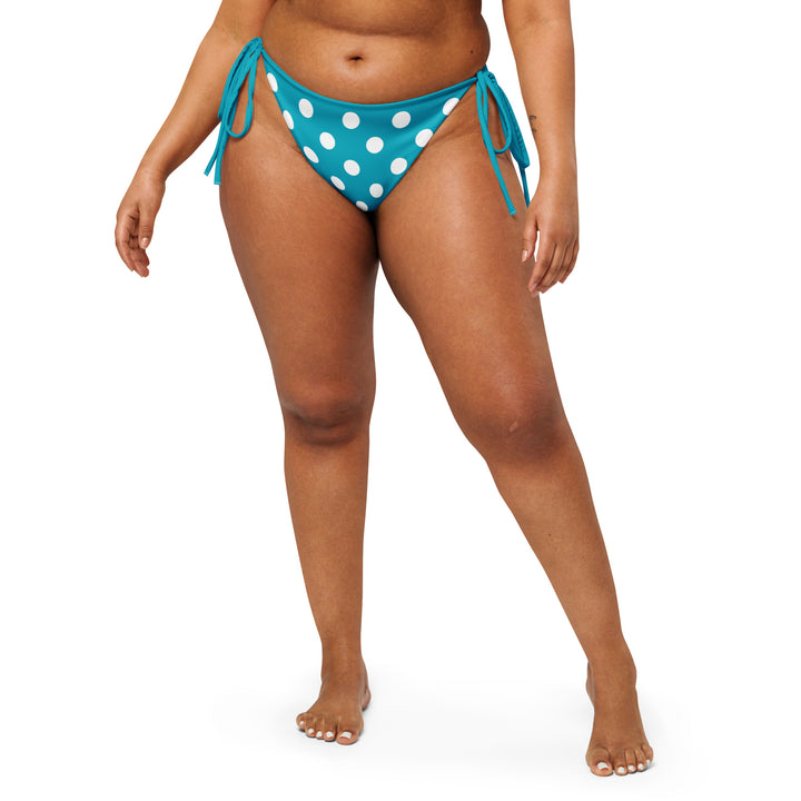 Plus Size Turquoise Polka