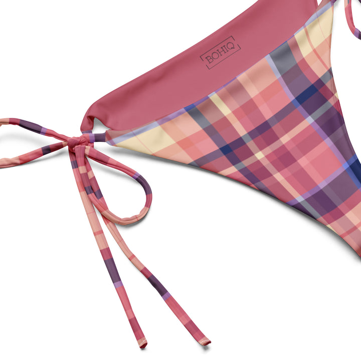 BOHIQ Lilac Dreams Plaid Bikini Bottom