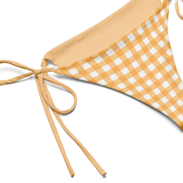 BOHIQ Yellow Gingham Bikini Bottom