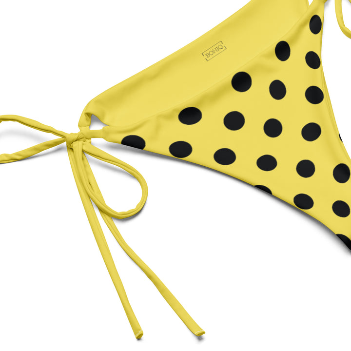 Yellow Polka Bikini Bottom