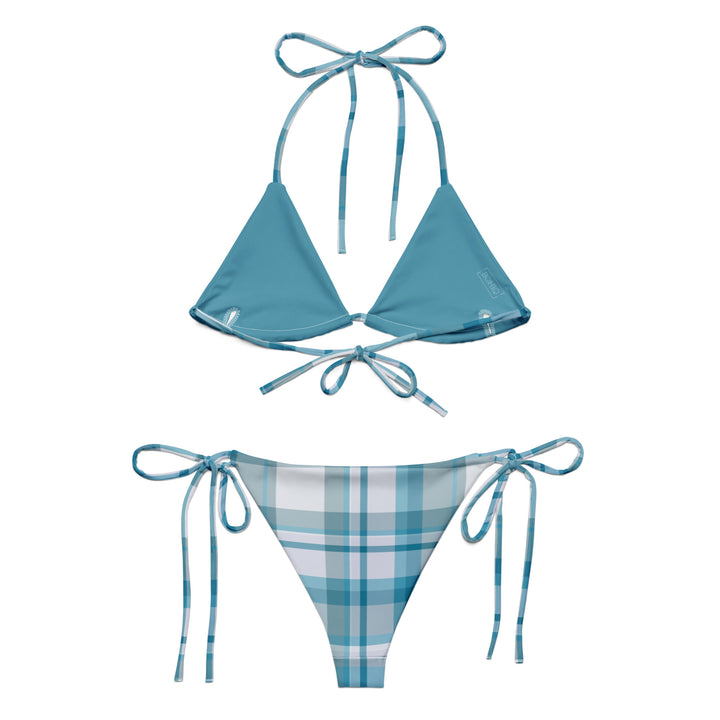 Winter Frost Plaid Bikini by BOHIQ