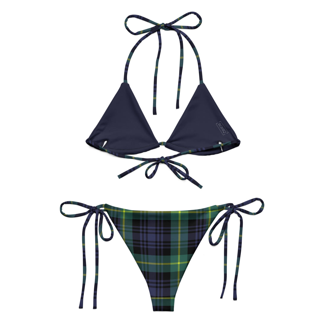 Purple Forest Plaid Bikini