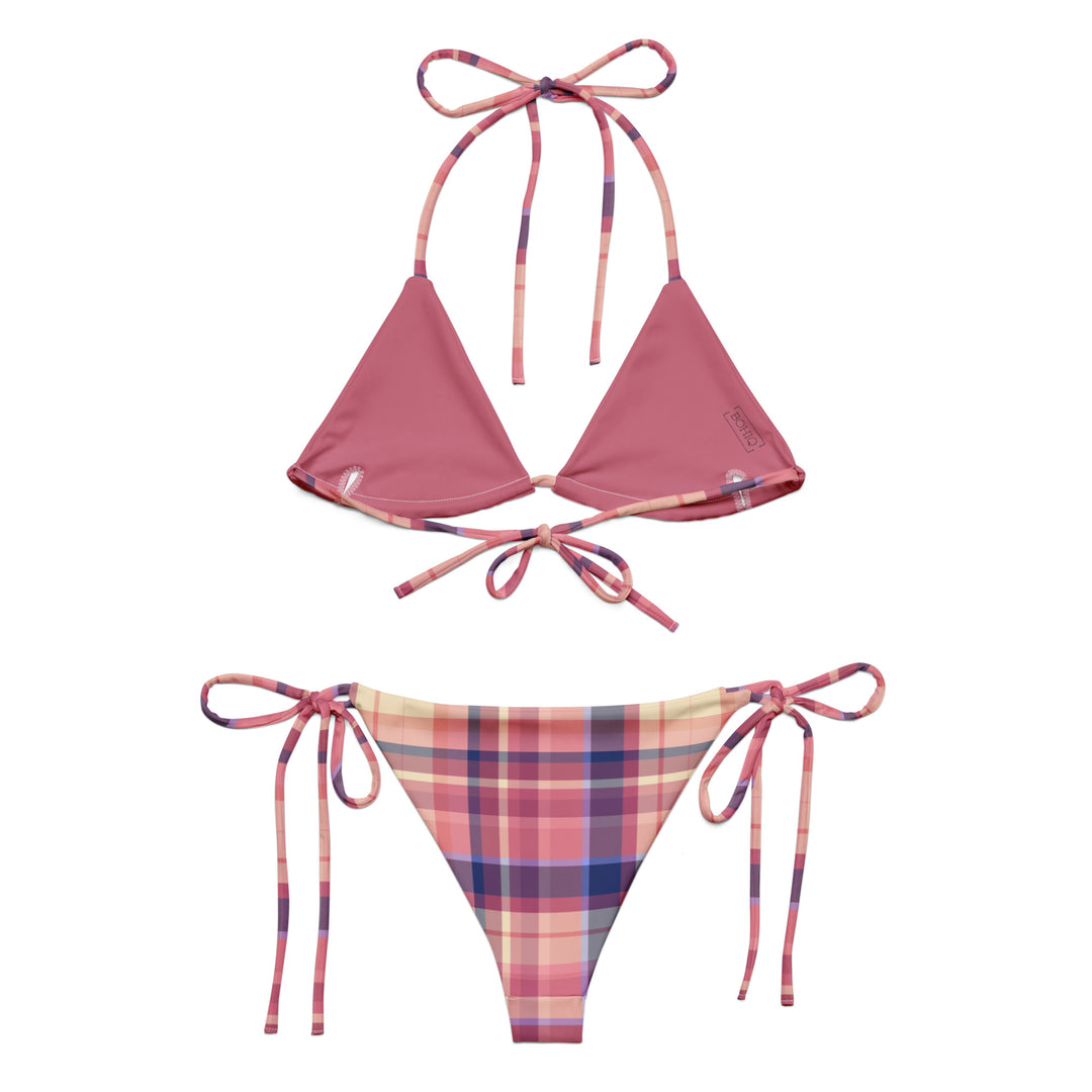 Lilac Dreams Plaid Bikini