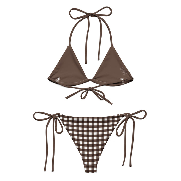 Brown Gingham Bikini  BOHIQ