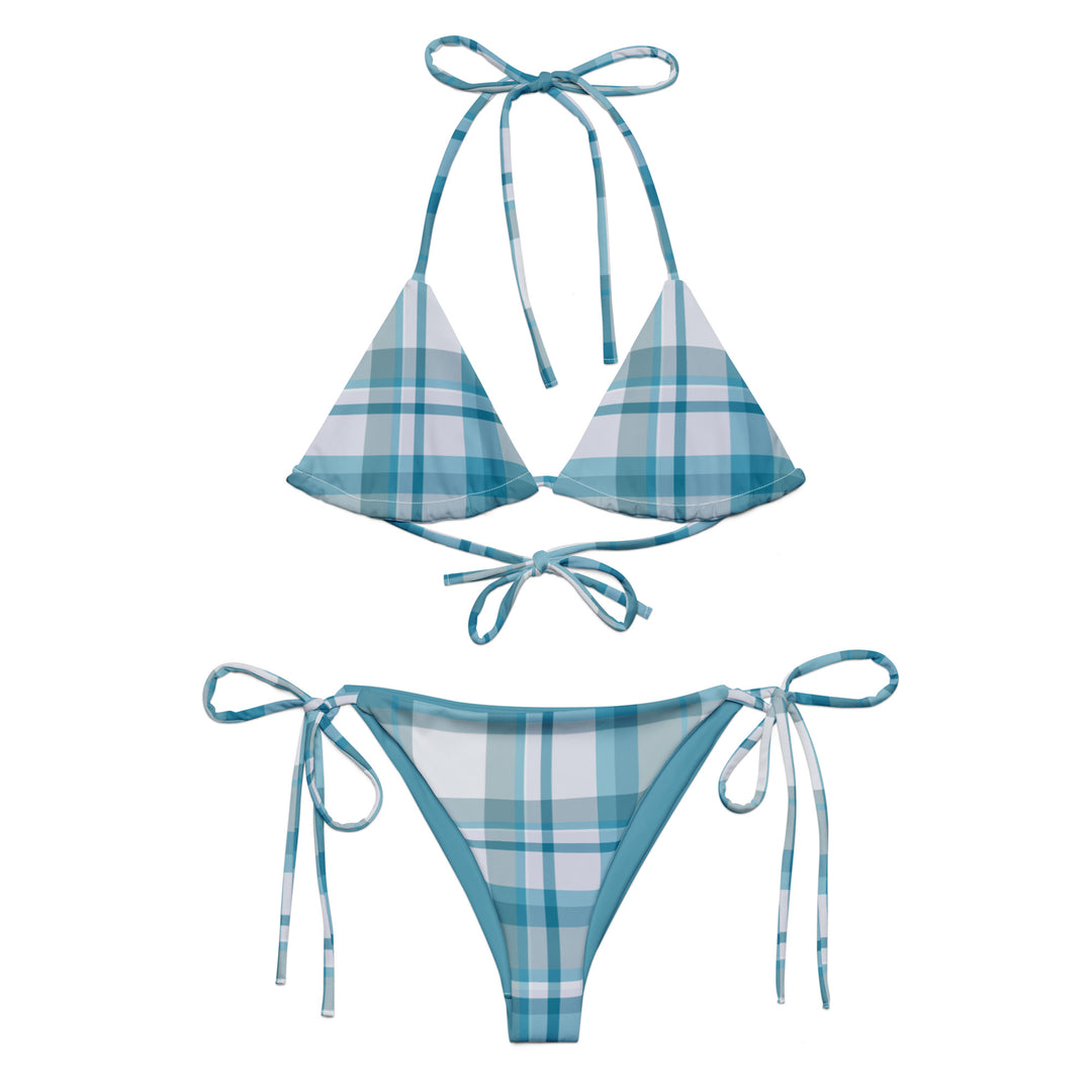 Winter Frost Plaid Bikini by BOHIQ