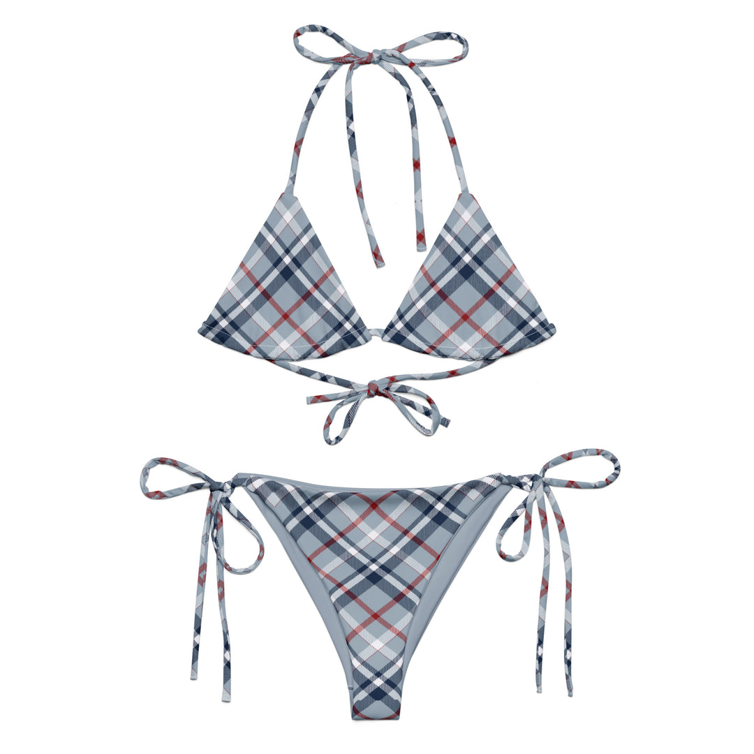 BOHIQ Seagull Gray Plaid Bikini 