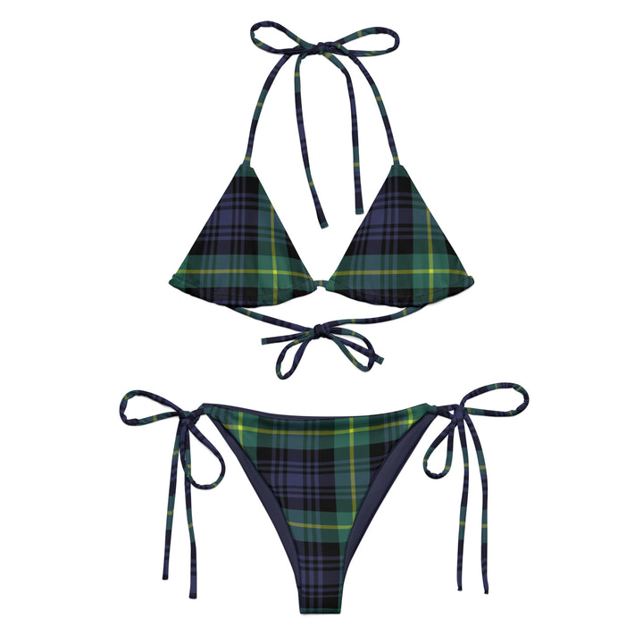 Purple Forest Plaid Bikini by BOHIQ