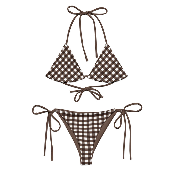 Brown Gingham Bikini  BOHIQ