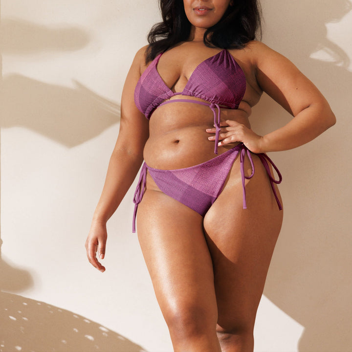 Orchid Shades Plus Size String Bikini