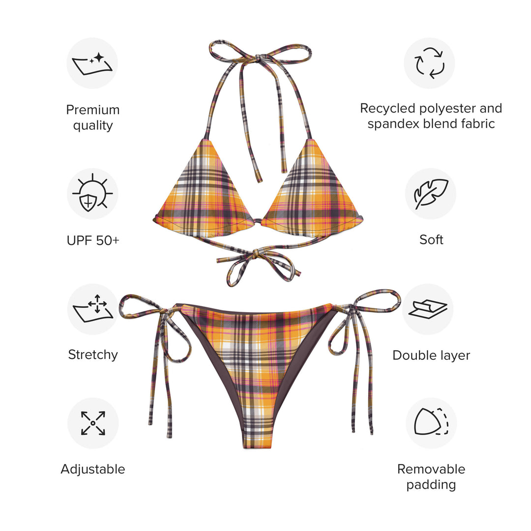 Contessa Plaid Bikini