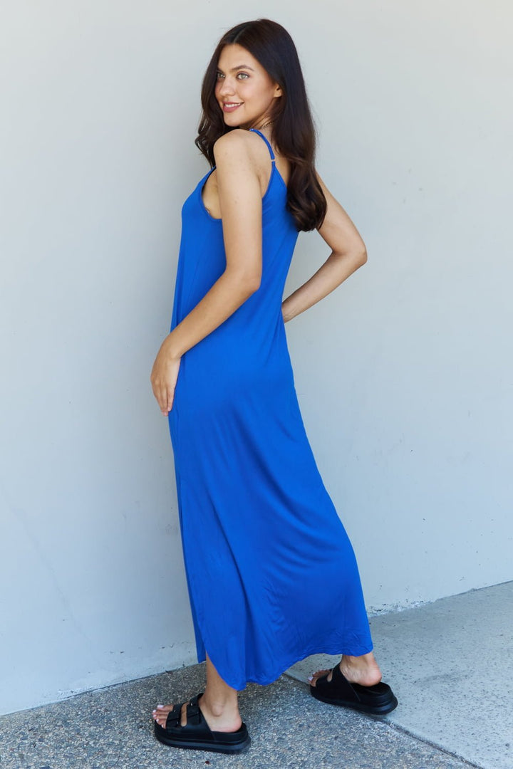 side slit maxi dress - 6