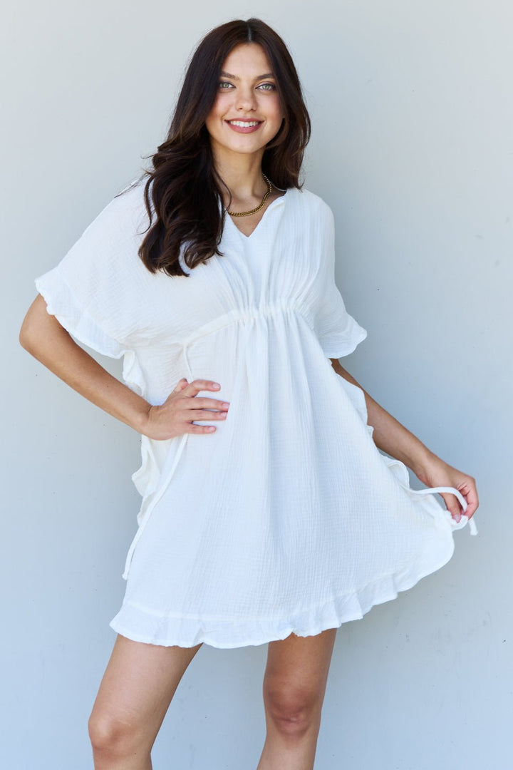 Ruffle Hem Dress - 0